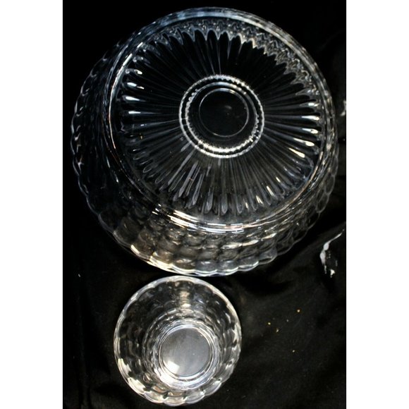 Fifth Avenue Crystal Annabelle 11" Chip & 5" Dip Set Clear Bowl Nesting New - Picture 4 of 12